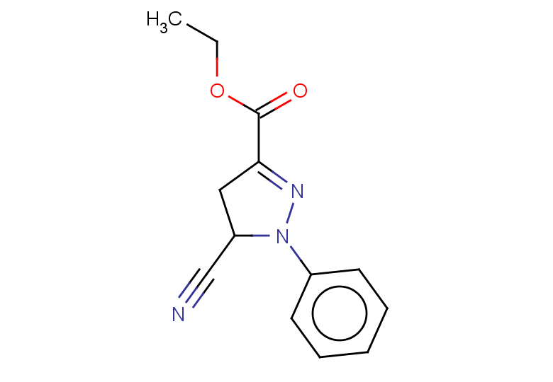 ethyl 5-cyano-1-phenyl-4,5-dihydro-1H-pyrazole-3-carboxylate