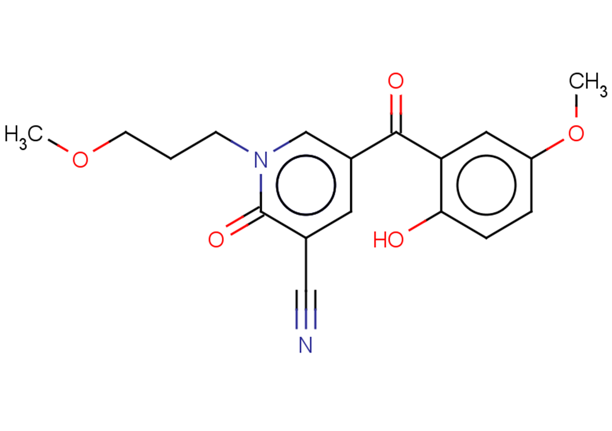 5-(2-hydroxy-5-methoxybenzoyl)-1-(3-methoxypropyl)-2-oxo-1,2-dihydropyridine-3-carbonitrile