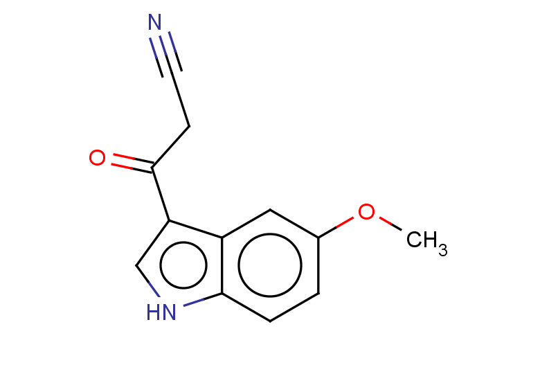 3-(5-methoxy-1H-indol-3-yl)-3-oxopropanenitrile