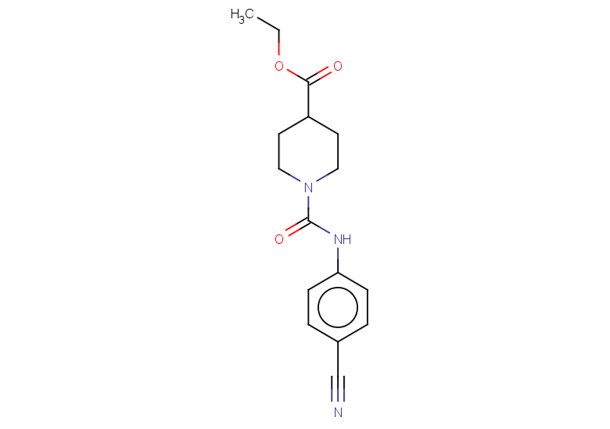 ethyl 1-[(4-cyanophenyl)carbamoyl]piperidine-4-carboxylate