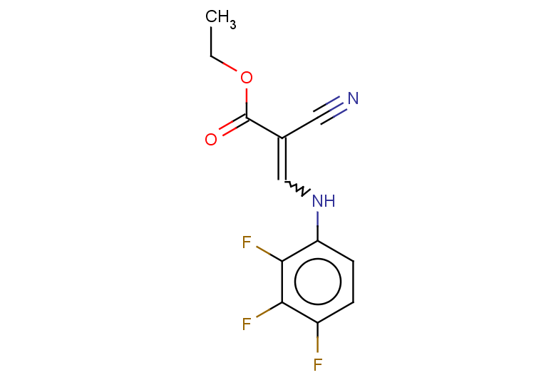 ethyl 2-cyano-3-[(2,3,4-trifluorophenyl)amino]prop-2-enoate