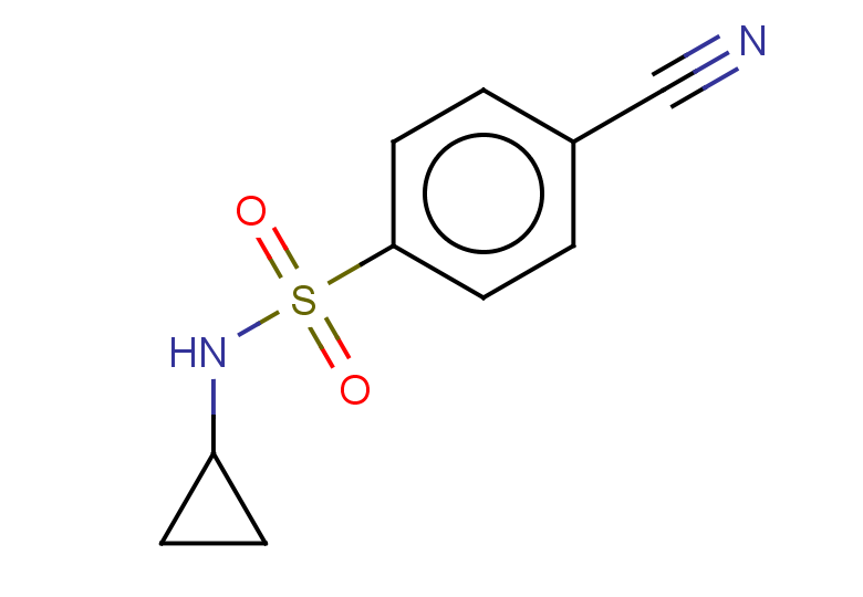 4-cyano-N-cyclopropylbenzene-1-sulfonamide