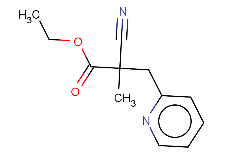 ethyl 2-cyano-2-methyl-3-(pyridin-2-yl)propanoate