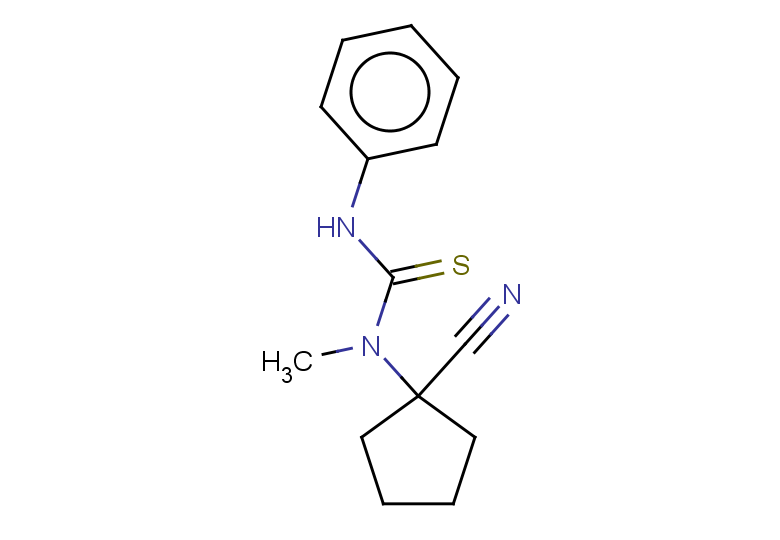 3-(1-cyanocyclopentyl)-3-methyl-1-phenylthiourea