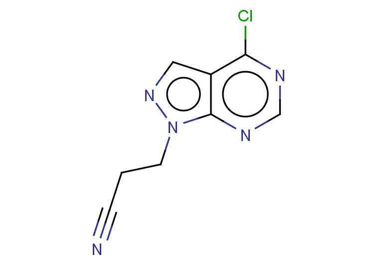 3-{4-chloro-1H-pyrazolo[3,4-d]pyrimidin-1-yl}propanenitrile