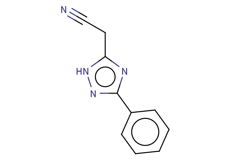 2-(3-phenyl-1H-1,2,4-triazol-5-yl)acetonitrile