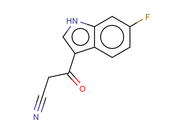 3-(6-fluoro-1H-indol-3-yl)-3-oxopropanenitrile