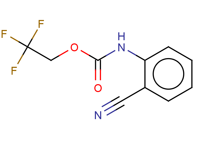 2,2,2-trifluoroethyl N-(2-cyanophenyl)carbamate