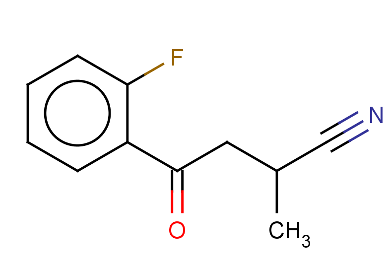 4-(2-fluorophenyl)-2-methyl-4-oxobutanenitrile