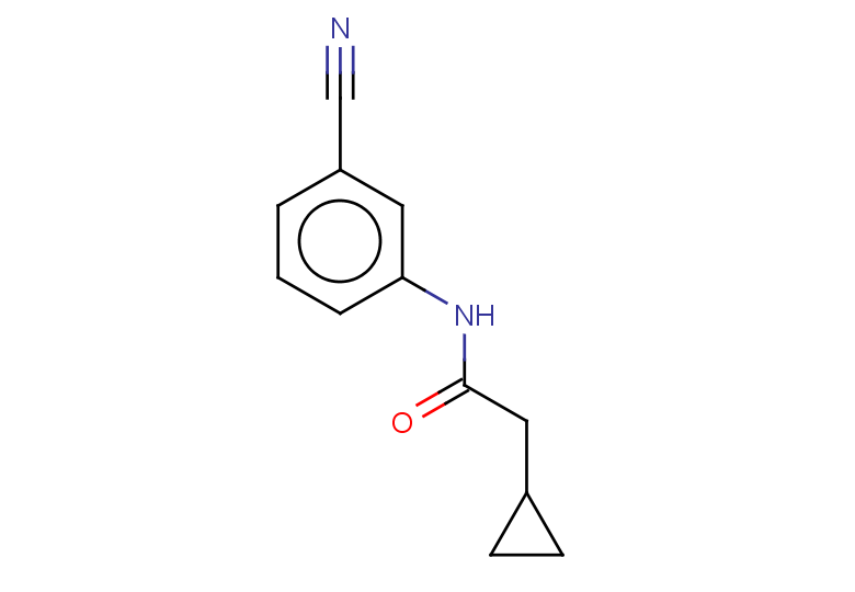 N-(3-cyanophenyl)-2-cyclopropylacetamide