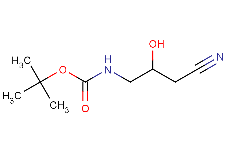 tert-butyl N-(3-cyano-2-hydroxypropyl)carbamate