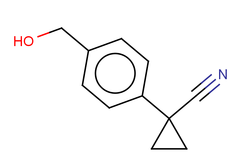 1-[4-(hydroxymethyl)phenyl]cyclopropane-1-carbonitrile