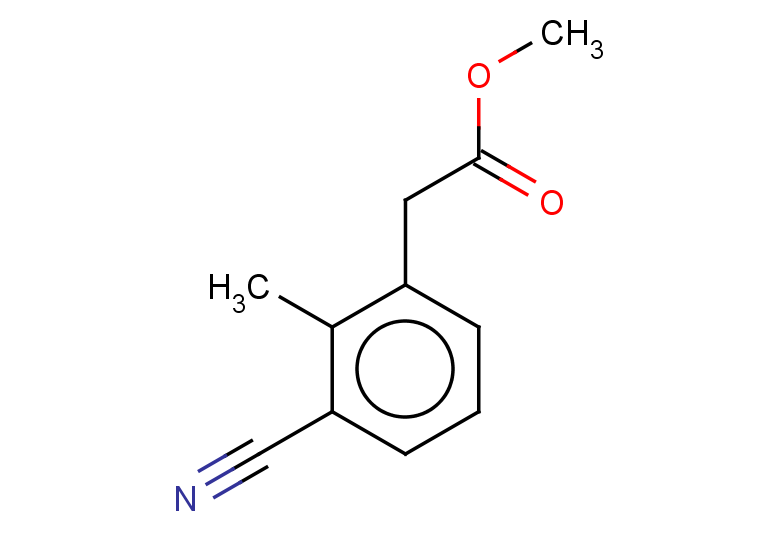 methyl 2-(3-cyano-2-methylphenyl)acetate