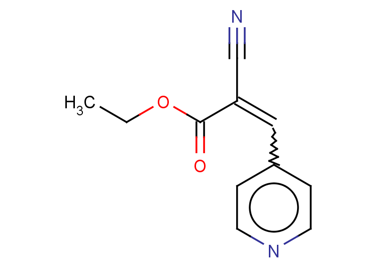 ethyl 2-cyano-3-(pyridin-4-yl)prop-2-enoate