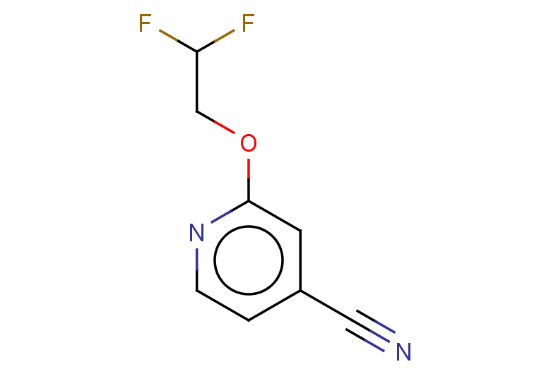 2-(2,2-difluoroethoxy)pyridine-4-carbonitrile
