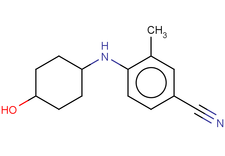 4-[(4-hydroxycyclohexyl)amino]-3-methylbenzonitrile