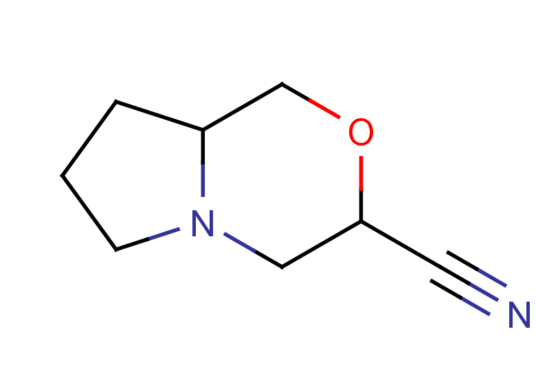 hexahydro-1H-pyrrolo[2,1-c]morpholine-3-carbonitrile