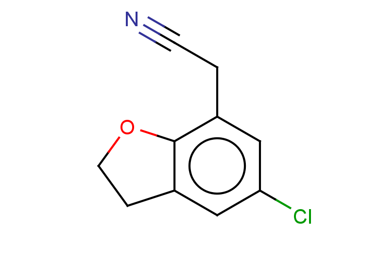 2-(5-chloro-2,3-dihydro-1-benzofuran-7-yl)acetonitrile