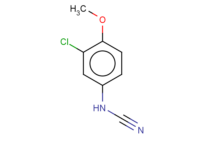 [(3-chloro-4-methoxyphenyl)amino]carbonitrile