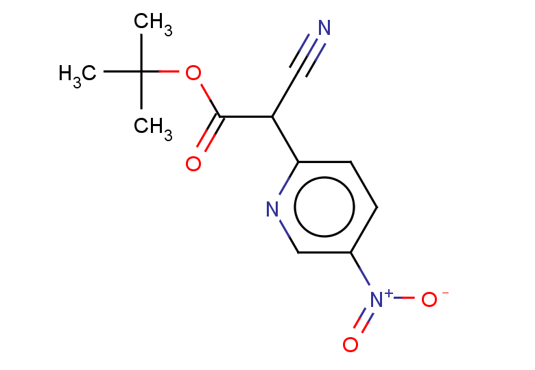 tert-butyl 2-cyano-2-(5-nitropyridin-2-yl)acetate