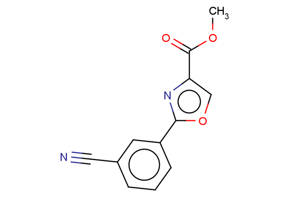 methyl 2-(3-cyanophenyl)-1,3-oxazole-4-carboxylate