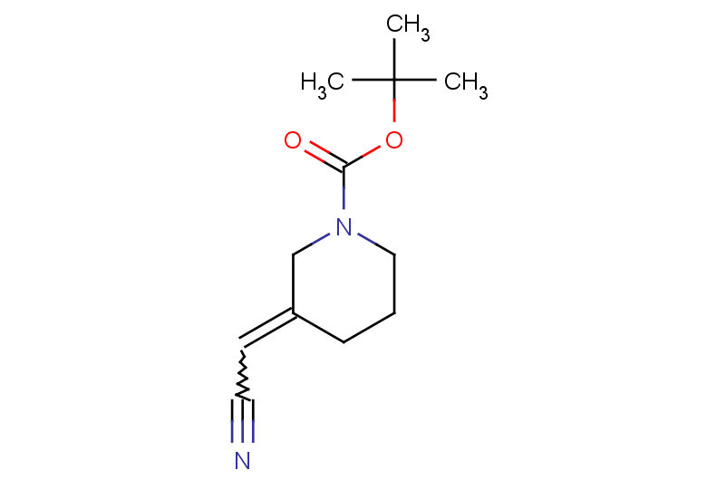 tert-butyl 3-(cyanomethylidene)piperidine-1-carboxylate