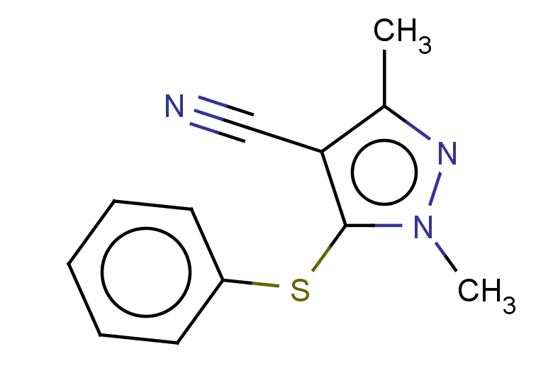 1,3-dimethyl-5-(phenylsulfanyl)-1H-pyrazole-4-carbonitrile