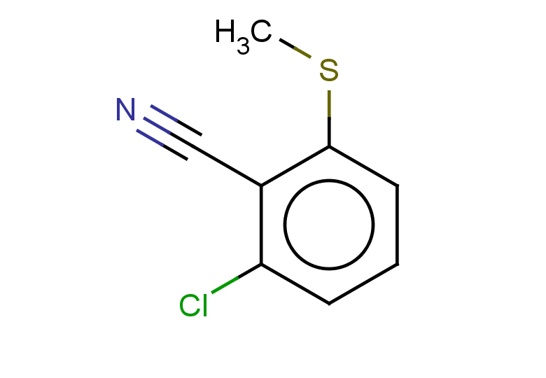 2-chloro-6-(methylsulfanyl)benzonitrile