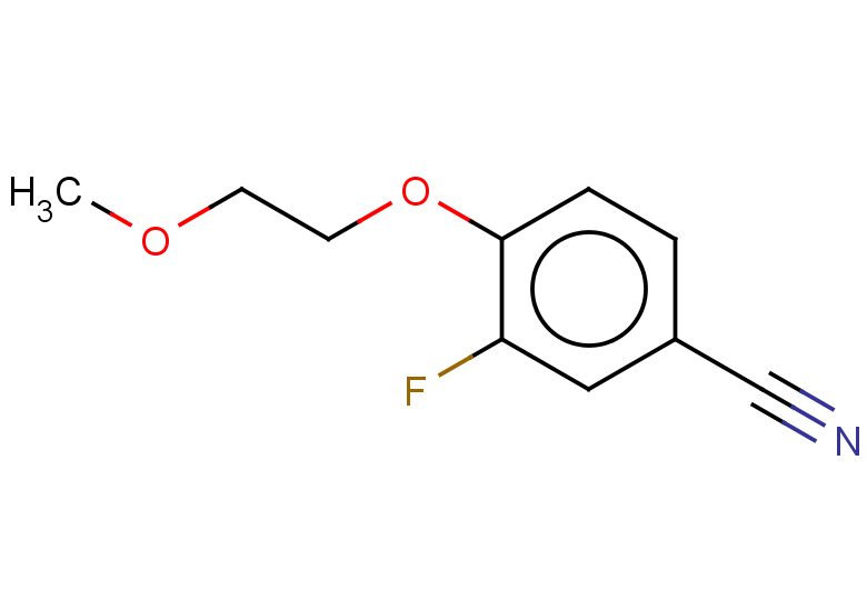 3-fluoro-4-(2-methoxyethoxy)benzonitrile