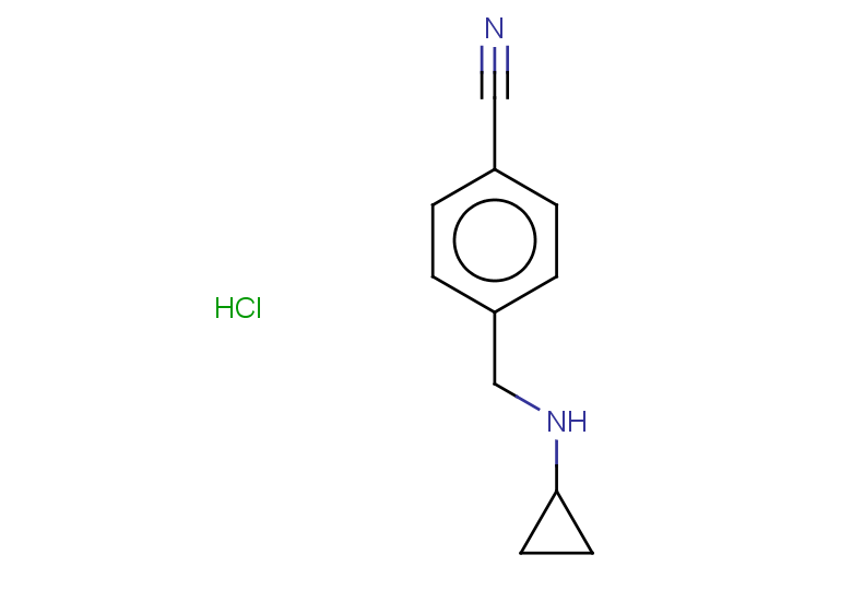 4-[(cyclopropylamino)methyl]benzonitrile hydrochloride