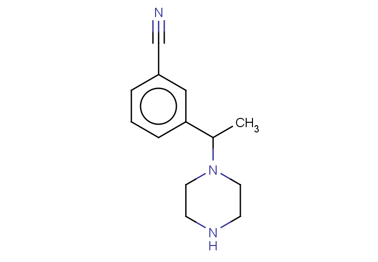 3-[1-(piperazin-1-yl)ethyl]benzonitrile