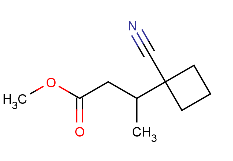 methyl 3-(1-cyanocyclobutyl)butanoate