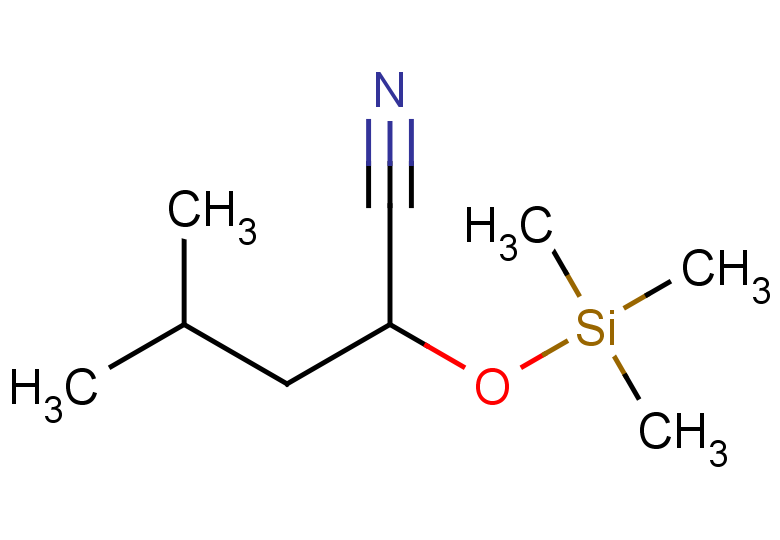 4-methyl-2-[(trimethylsilyl)oxy]pentanenitrile