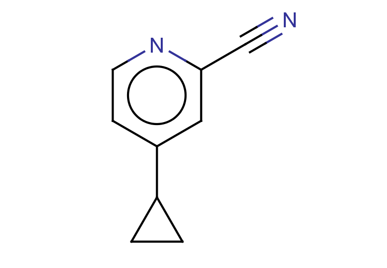 4-cyclopropylpyridine-2-carbonitrile