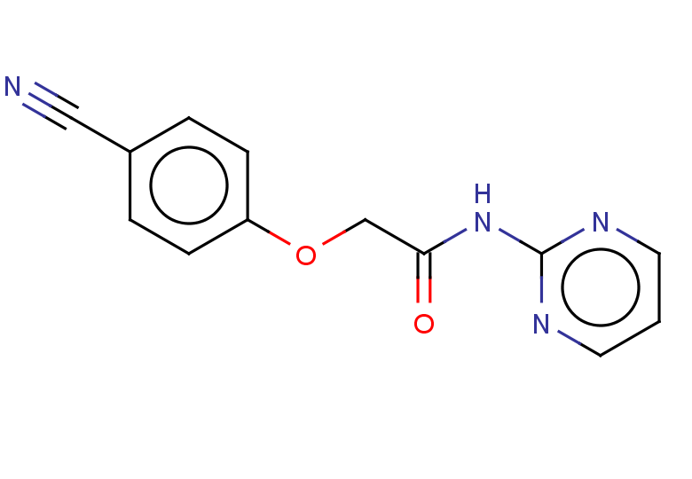 2-(4-cyanophenoxy)-N-(pyrimidin-2-yl)acetamide