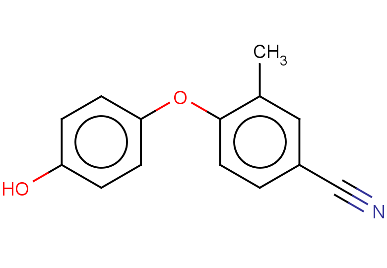 4-(4-hydroxyphenoxy)-3-methylbenzonitrile