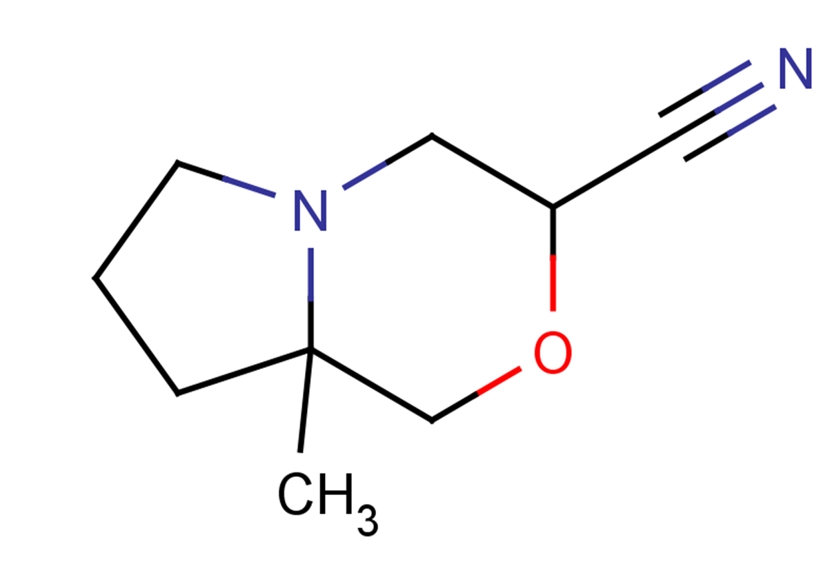 8a-methyl-hexahydro-1H-pyrrolo[2,1-c]morpholine-3-carbonitrile