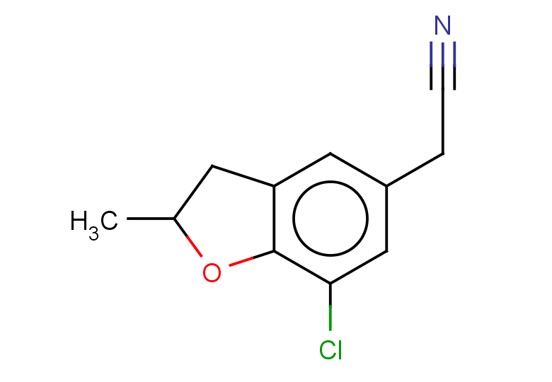2-(7-chloro-2-methyl-2,3-dihydro-1-benzofuran-5-yl)acetonitrile