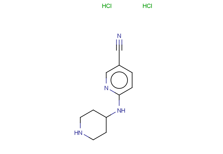6-[(piperidin-4-yl)amino]pyridine-3-carbonitrile dihydrochloride