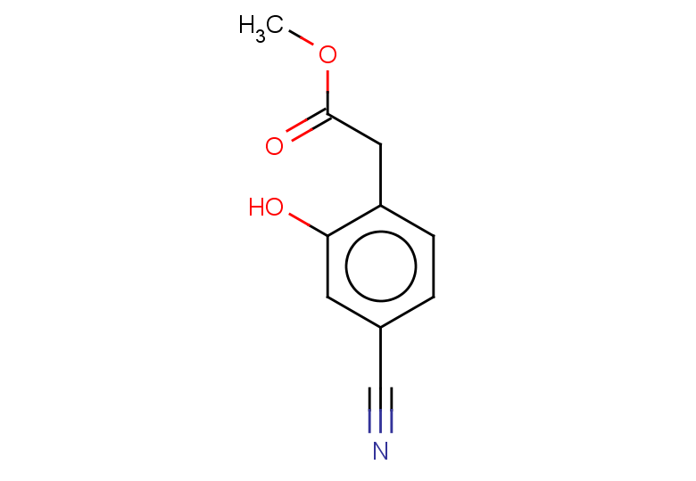 methyl 2-(4-cyano-2-hydroxyphenyl)acetate