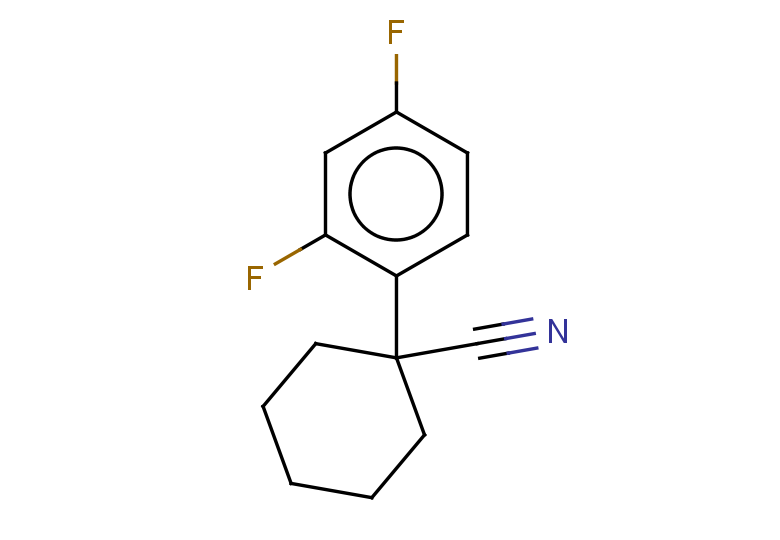 1-(2,4-difluorophenyl)cyclohexane-1-carbonitrile
