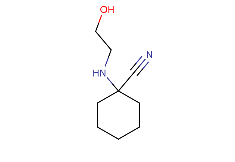 1-[(2-hydroxyethyl)amino]cyclohexane-1-carbonitrile