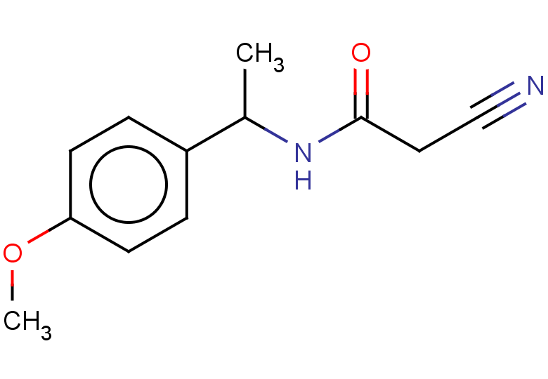 2-cyano-N-[1-(4-methoxyphenyl)ethyl]acetamide