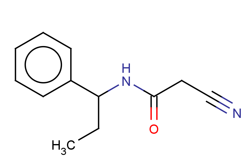 2-cyano-N-(1-phenylpropyl)acetamide
