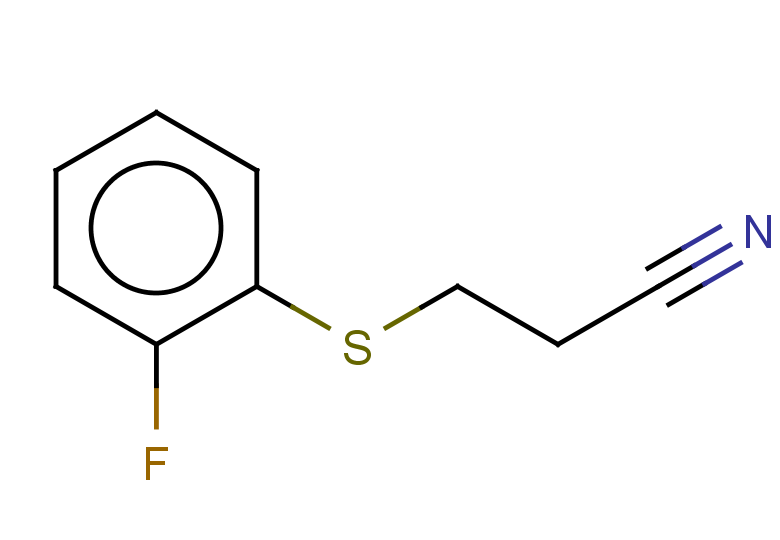 3-[(2-fluorophenyl)sulfanyl]propanenitrile