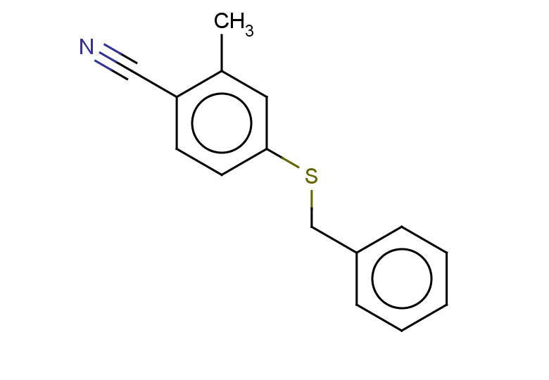 4-(benzylsulfanyl)-2-methylbenzonitrile