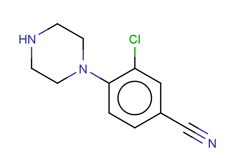 3-chloro-4-(piperazin-1-yl)benzonitrile