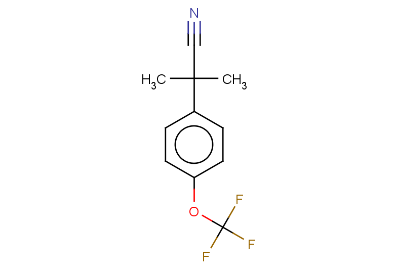 2-methyl-2-[4-(trifluoromethoxy)phenyl]propanenitrile