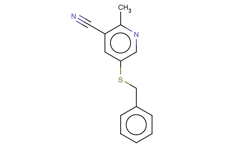 5-(benzylsulfanyl)-2-methylpyridine-3-carbonitrile