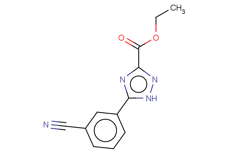 ethyl 5-(3-cyanophenyl)-1H-1,2,4-triazole-3-carboxylate